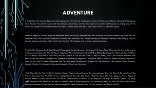 adventure