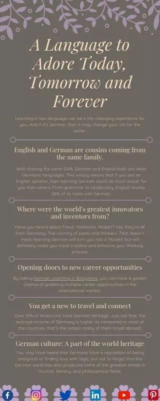 a language to adore today tomorrow and forever