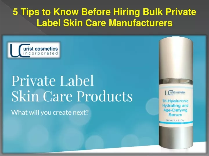 5 tips to know before hiring bulk private label