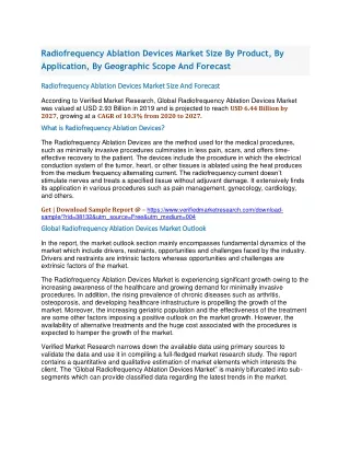 radiofrequency ablation devices market size