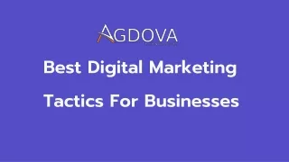 best digital marketing tactics for businesses