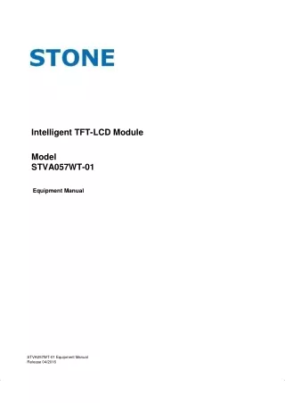 Datasheet STVA057WT-01