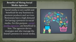Benefits of Hiring Social Media Agencies