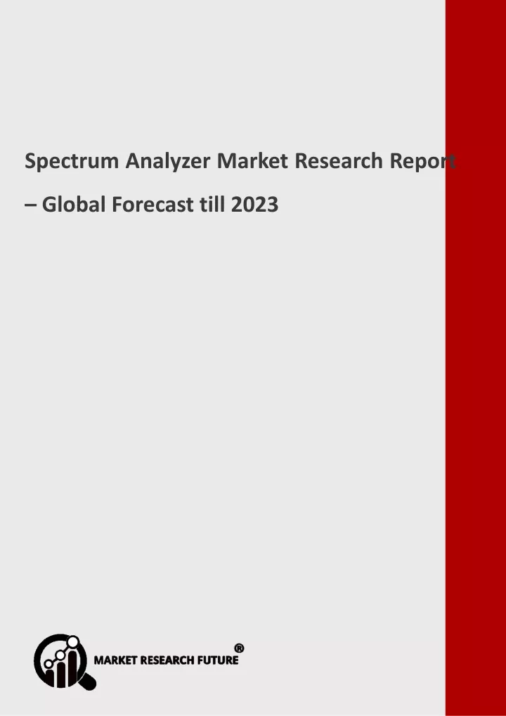 spectrum analyzer market research report global