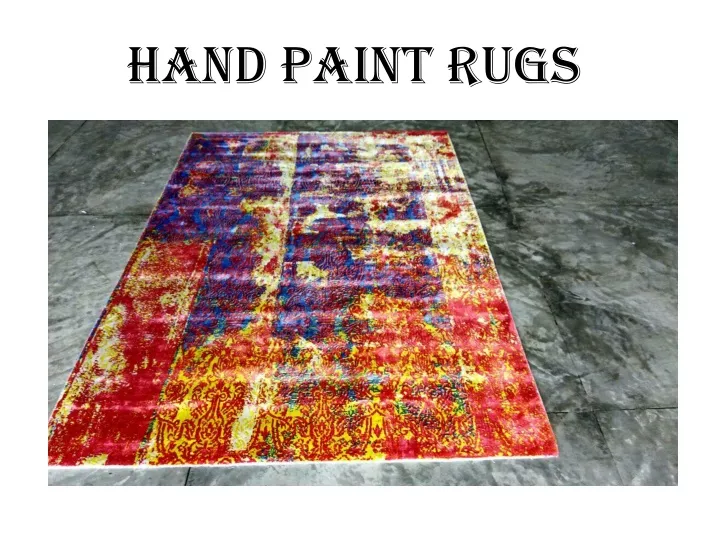 hand paint rugs