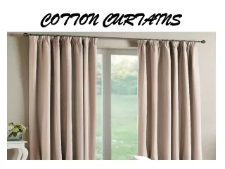 cotton curtains