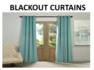 blackout curtains