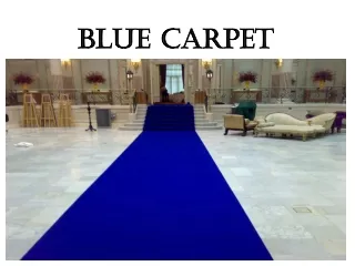 blue carpet