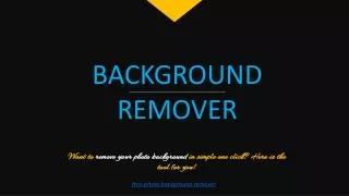 background remover