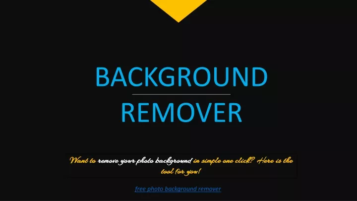 background remover