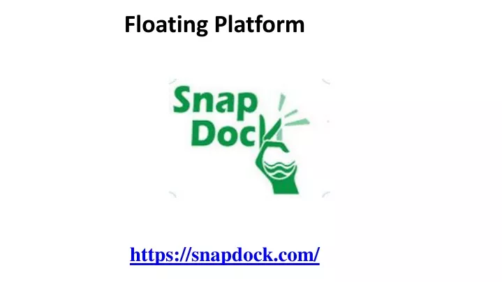 floating platform