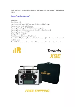 frsky taranis x9e 2 4ghz accst transmitter with