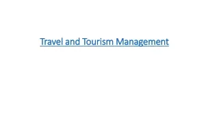 Travel and Tourism Management