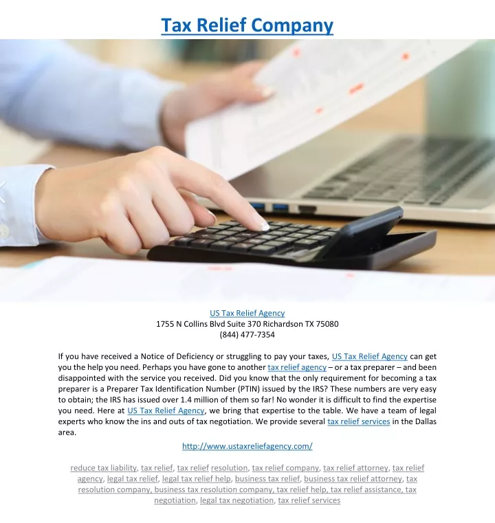 tax relief company