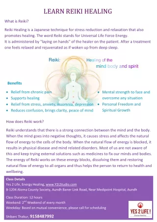 Learn Reiki Healing