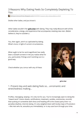3 reasons why dating feels so completely