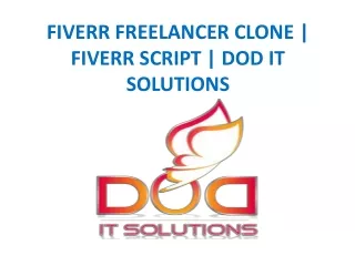fiverr freelancer clone fiverr script dod it solutions