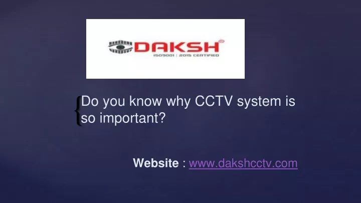 do you know why cctv system is so important
