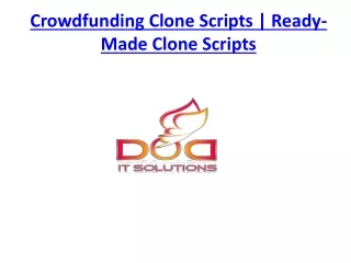 crowdfunding clone scripts ready made clone scripts