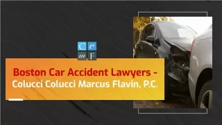 boston car accident lawyers colucci colucci
