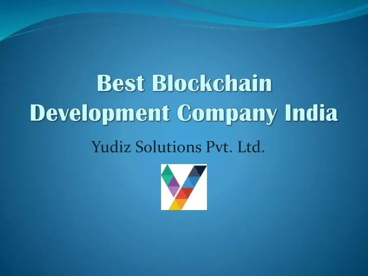 best blockchain development company india