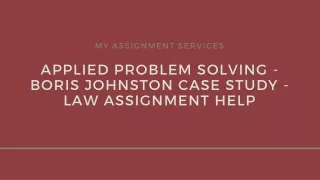 my assignment services