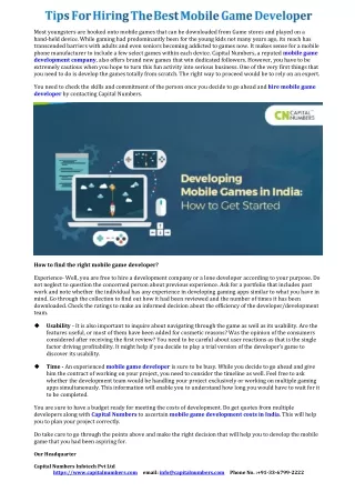 most youngsters are hooked onto mobile games that