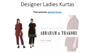 Designer Women Kurtas