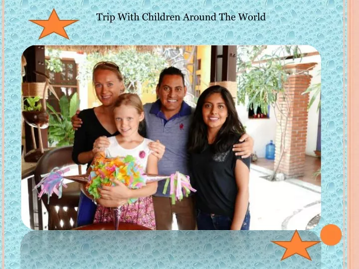 trip with children around the world