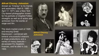 alfred cheney johnston known as cheney