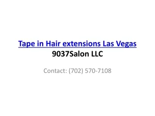 9037 Salon Las Vegas - Balayage Cost & Prices