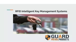 rfid intelligent key management systems