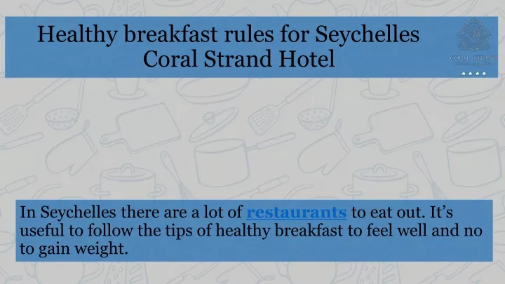 healthy breakfast rules for seychelles coral