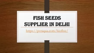 fish seeds supplier in delhi
