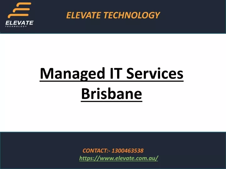 managed it services brisbane