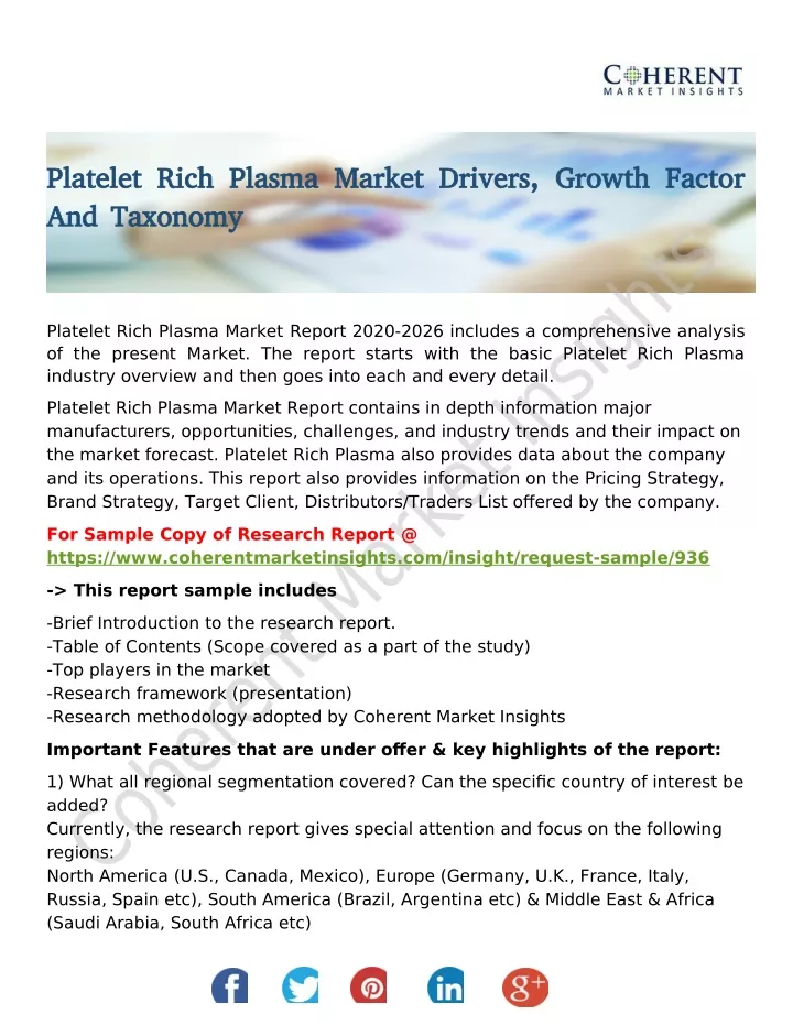 platelet rich plasma market drivers growth factor
