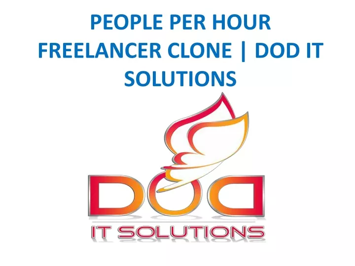 people per hour freelancer clone dod it solutions