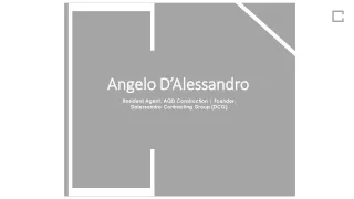 Angelo D’Alessandro - Experienced in Operations Management