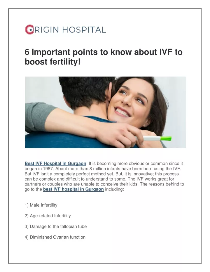 6 important points to know about ivf to boost