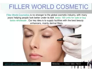 filler world cosmetic