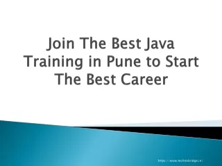 Join The Best Java Training in Pune to Start The Best Career
