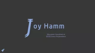 Joy Hamm - Education Consultant From Bradenton, Florida
