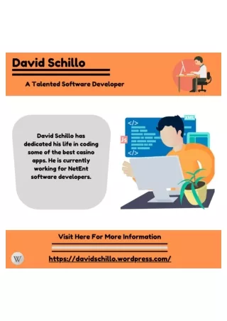 David Schillo - A Talented Software Developer