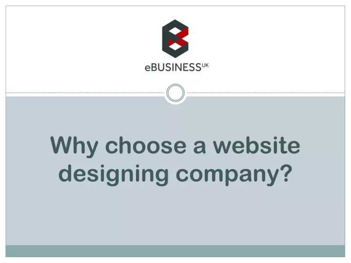 why choose a website designing company