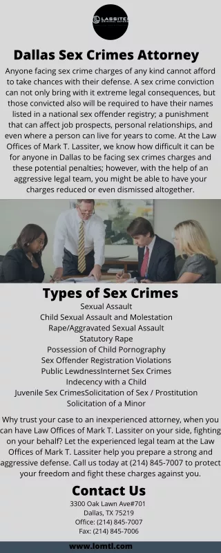 Dallas Sex Crimes Attorney