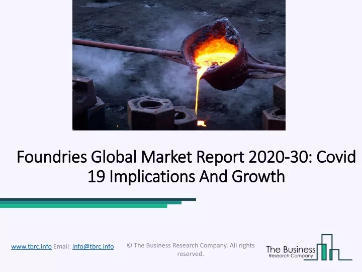 foundries global market report 2020 foundries