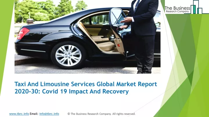 taxi and limousine services global market report 2020 30 covid 19 impact and recovery