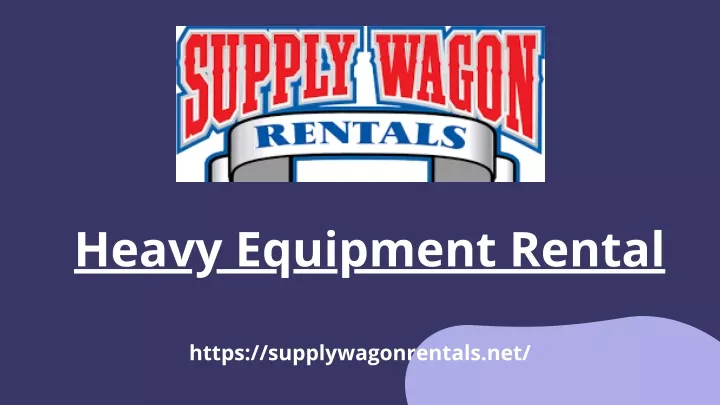 heavy equipment rental