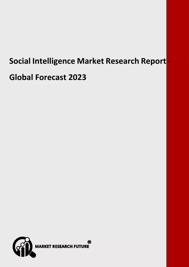 social intelligence market research report global