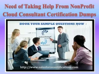 Need of Taking Help From NonProfit Cloud Consultant Certification Dumps